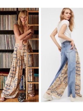 NWT Free People Coming and Going Wide Leg Pants